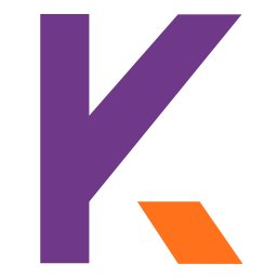 with a k logo